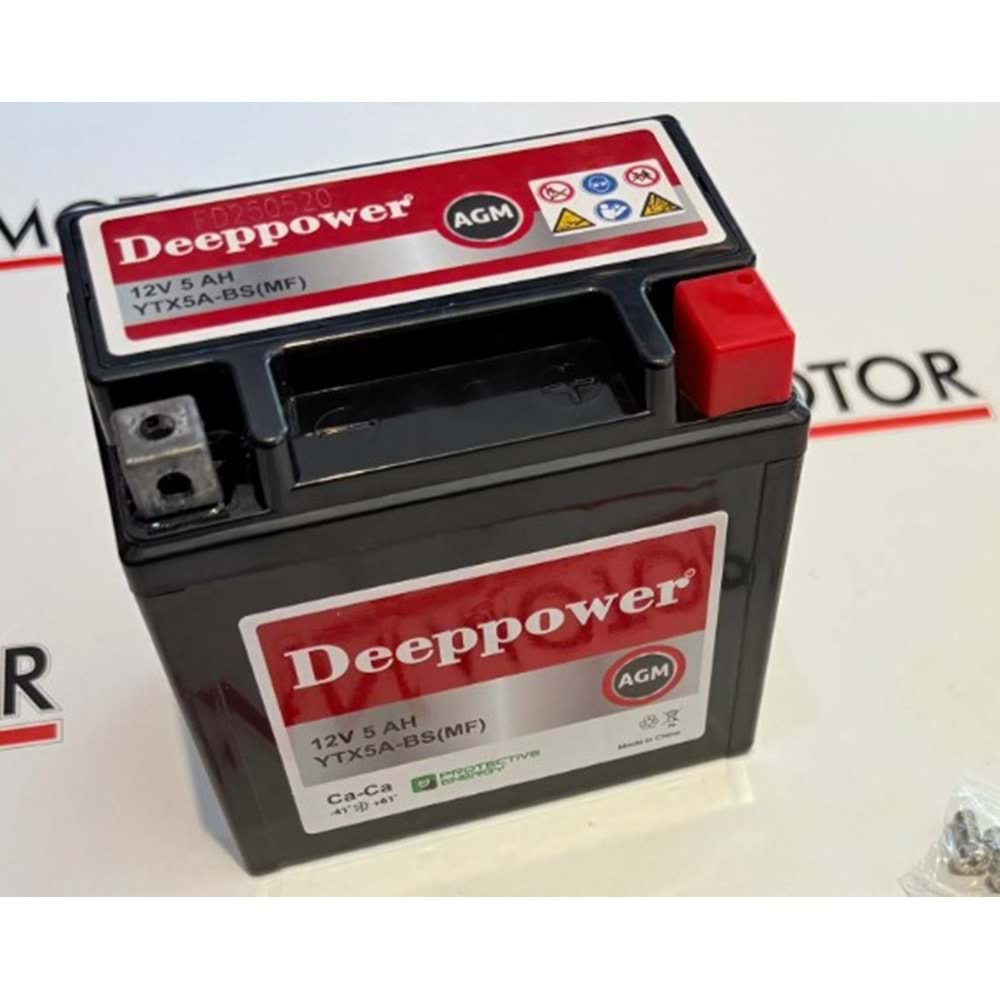 YTX5A-BS DEEPPOWER AKÜ yatay