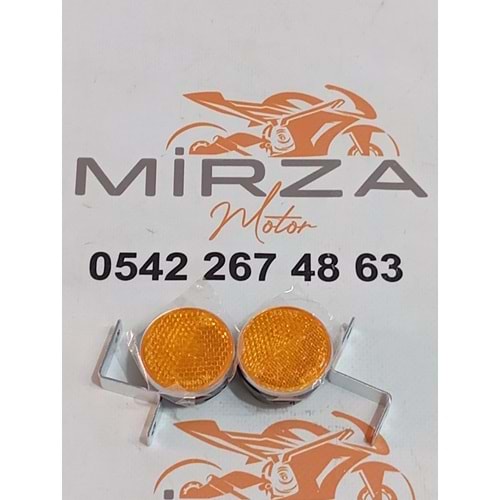 REFLEKTÖR SARI KÜÇÜK ALİMİNYUM CG125 MTS