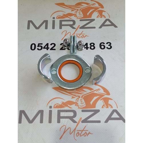 EKSOZ BOGAZ FLANŞI/TIRNAKLI/CIVATALI SOMUNLU SET 6MM CG125