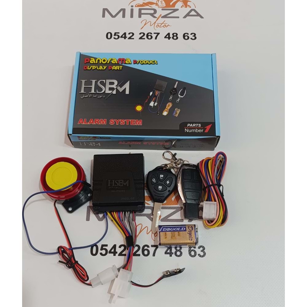 MOTOSIKLET ALARM SETI