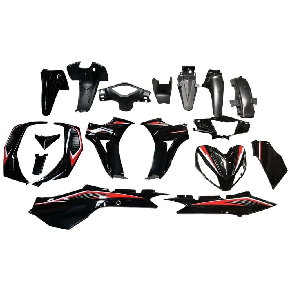 KAPORTA SET SİYAH KUBA EGE - CUP