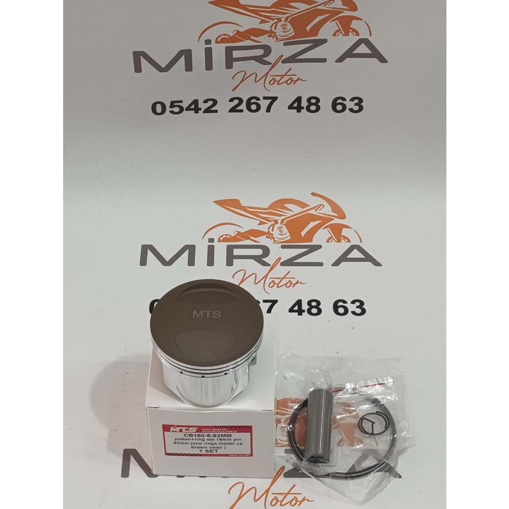 CG 62MM TEK SEKMAN PİSTON mts